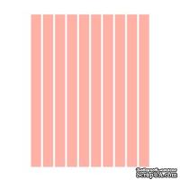 Набор полосок бумаги для квиллинга, 1 цвет (розовый), 5х295мм, 160 г/м2,  100 шт. - ScrapUA.com