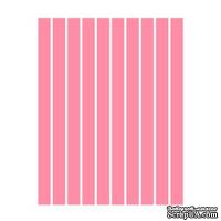 Набор полосок бумаги для квиллинга, 1 цвет (розовый неон), 5х295мм, 160 г/м2,  100 шт. - ScrapUA.com