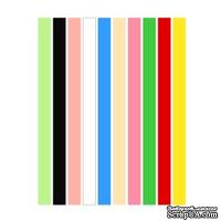 Набор полосок бумаги для квиллинга, 10 цветов, 5х295 мм, 80 г/м2, 200 шт. - ScrapUA.com