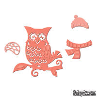 Ножи от Spellbinders -WINTER OWL, 4 шт.