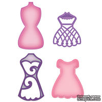 Лезвия от Spellbinders - Decorative Dress Forms - Манекены, 4 шт 