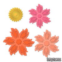 Лезвия от Spellbinders - Aster Flower Topper, 4 шт
