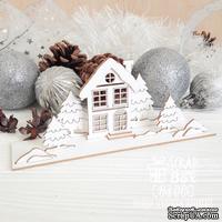 Чипборд ScrapBox - 3d композиция Зимний пейзаж Hd-015 - ScrapUA.com