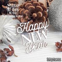 Чипборд ScrapBox - Надпись Happy New Year! Hi-458 - ScrapUA.com