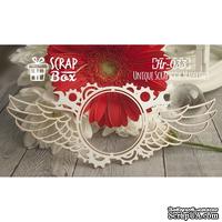 Чипборд ScrapBox - Рамка с крыльями Стимпанк №1 - ScrapUA.com