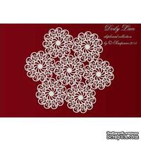 Чипборд Scrapiniec - Doily Lace - Кружево из 7 розеток - ScrapUA.com