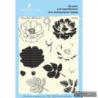 Набір штампів від Cherrylana - "Шипшина", розмір квітки 5,8*5,3 см