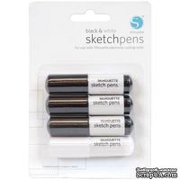Набор ручек для плоттера - Silhouette Sketch Pens , 4 шт.