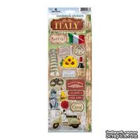 Наклейки от Paper House-Italy Cardstock Stickers, Италия, 12 шт, 12X33 см