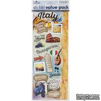 Наклейки от Paper House-Italy Cardstock Stickers, Италия, 2 листа 12X33 см