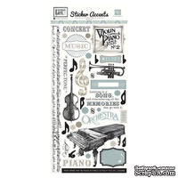 Наклейки от Echo Park - Melody of Life Collection - Cardstock Stickers, 15х30 см