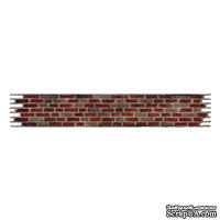 Лезвие от Sizzix - Sizzlits Decorative Strip Die - Brick Wall