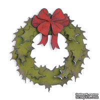 Лезвие от Sizzix - Bigz Die - Holiday Wreath