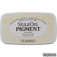 Пигментные чернила Tsukineko - StazOn Pigment Ink Pad - Snowflake - ScrapUA.com