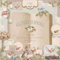 Набор скрапбумаги Tilda - All That is Spring, 8 листов, 30х30см - ScrapUA.com