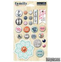 Брадсы Teresa Collins Designs - Family Stories - Decorative Brads