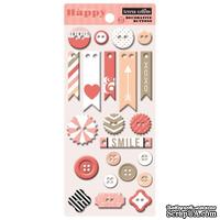 Пуговицы Teresa Collins Designs - You Are My Happy - Chipboard Buttons