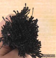Тайские тычинки супер-мелкие, цвет черный, в пучке 46-52 шт.