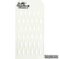 Маска Tim Holtz  - Stampers Annon Layered Stencil 4.125"X8.5" - Shifter Diamonds 