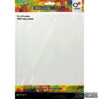 Бумага для алкогольных чернил Ranger Alcohol Ink Yupo Cardstock White, цвет белый, 20.3х25.4 см, 5 листов