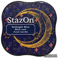 Чернила Tsukineko StazOn Midi Ink Pad - Midnight Blue