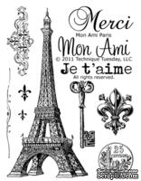 Набор акриловых штампов Technique Tuesday - Mon Ami Paris