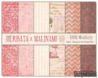 Набор бумаги UHK Gallery - Herbata z malinami, 30х30 см, 6 листов