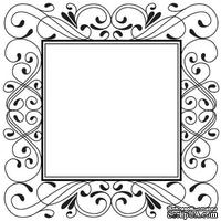 Резиновый ШТАМП Sue Wilson - Delicate Deco Square