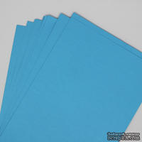 Двусторонний лист бумаги, цвет голубой, размер А4, 120гр/м.кв - ScrapUA.com