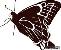 Акриловый штамп Stamp Butterfly 9 Бабочка, размер 4,8 * 3,9  см