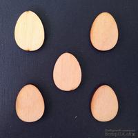 Деревянная фигурка WOOD-055 - Пасхальное яйцо большое, 1 штука