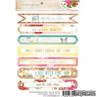 Набор наклеек Webster's Pages - Strawberry Fields - Sentiment Stickers