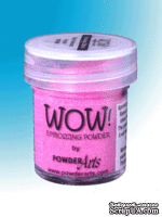 Пудра для эмбоссинга Wow Fluorescent Tickled Pink - Regular, 15 мл.