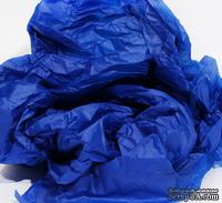 Папиросная бумага тишью 50х66 см  (слож.25 х 16,5см), цвет: синий электрик, 10 листов