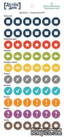 Стикеры-иконки  от StarHouse - Делай день, №06,  10х21 см (диаметр 1 см) - ScrapUA.com
