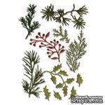 Лезвия Sizzix - m Holtz Alterations - Thinlits Die Set 11 Pack - Holiday Greens - Mini - ScrapUA.com