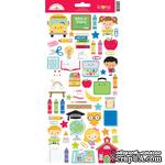 Наклейки от Doodlebug - Cardstock Stickers 6&quot;X13&quot; - School Days Icons - ScrapUA.com