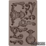 Молды силиконовые от Prima - Oceanica Flourish - Prima Marketing Re-Design Mould 5&quot;X8&quot;X8mm - ScrapUA.com