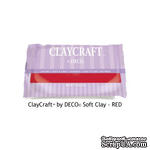 Полимерная глина от Claycraft by Deco© - Red, цвет красный, 55 гр. - ScrapUA.com