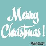 Чипборд от Вензелик - Надпись &quot;Merry Christmas&quot;, размер: 28x117  мм - ScrapUA.com