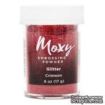 Пудра для ембоссинга Moxy Glitter Crimson от American Crafts, 17 г - ScrapUA.com