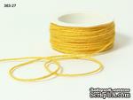 Джутовый шнур Twisted Burlap - Yellow, 1 мм, цвет: желтый, 90 см - ScrapUA.com
