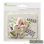 Высечки картонные от Imaginisce - Welcome Spring Bunny - ScrapUA.com