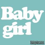 Чипборд от Вензелик - Baby girl, размер: 19*88 мм - ScrapUA.com