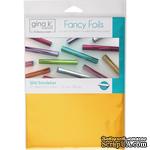 Фольга Gina K Designs Fancy Foil 6&quot;X8&quot; 12/Pkg Wild Dandelion, 12 листов в наборе - ScrapUA.com