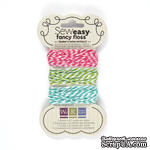 Набор шнурочков от We R Memory Keepers - Sew Easy Fancy Floss Bakers Twine - Tertiary, 3 шт. - ScrapUA.com