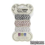 Набор шнурочков от We R Memory Keepers -Sew Easy Fancy Floss Bakers Twine - Neutrals, 3 шт. - ScrapUA.com