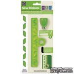 Инструмент от We R Memory Keepers - Sew Ribbon Punch &amp; Stencil - Leaf - ScrapUA.com
