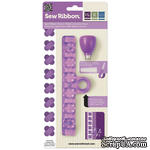 Инструмент от We R Memory Keepers - Sew Ribbon Punch &amp; Stencil - Flower - ScrapUA.com