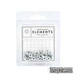 Люверсы от American Crafts - Mini Eyelets – White, белые, 85462 - ScrapUA.com